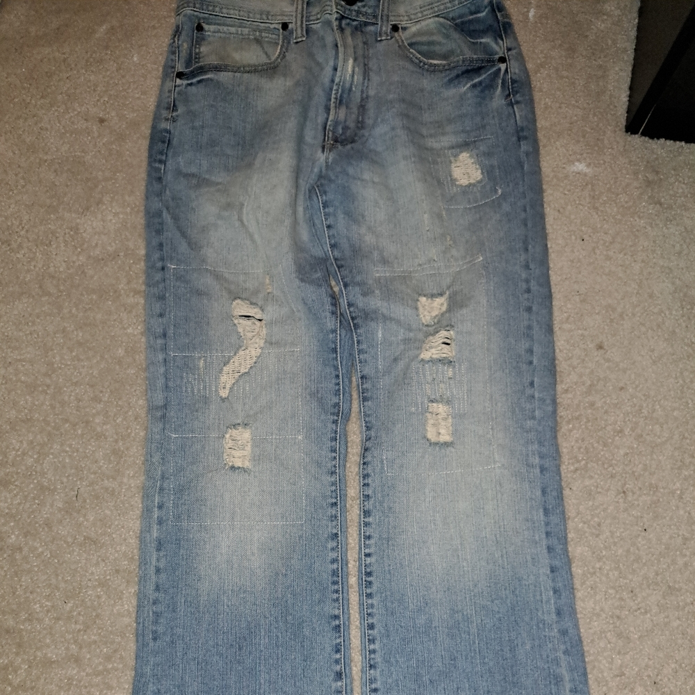 Light Blue Boot Cut Jeans